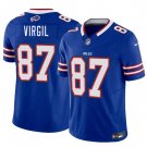 Men's Buffalo Bills #87 Jalen Virgil Blue 2026 Draft F.U.S.E. Vapor Jersey