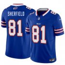 Men's Buffalo Bills #81 Trent Sherfield Blue 2026 Draft F.U.S.E. Vapor Jersey