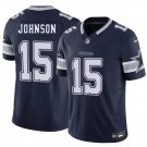 Men's Dallas Cowboys #15 Manuel Johnson Navy 2026 F.U.S.E. Vapor Jersey