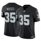 Men's Las Vegas Raiders #35 Hezekiah Masses Black 2026 F.U.S.E. Vapor Jersey