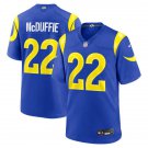 Mens Los Angeles Rams #22 Trent McDuffie Nike 2026 Royal Vapor Limited Jersey