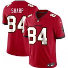 Men's Tampa Bay Buccaneers #84 Bauer Sharp Red 2026 Draft Vapor Jersey