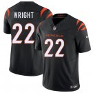 Men's Cincinnati Bengals #22 Ceyair Wright Black 2026 Draft F.U.S.E. Vapor Jersey