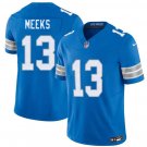 Men's Detroit Lions #13 Jackson Meeks Blue 2026 F.U.S.E. Vapor Limited Jersey