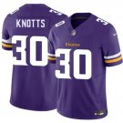 Men's Minnesota Vikings #30 Shaleak Knotts Purple 2026 Draft F.U.S.E. Vapor Jersey