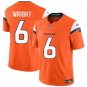 Men's Denver Broncos #6 William Wright Orange 2026 Draft F.U.S.E. Vapor Limited Jersey