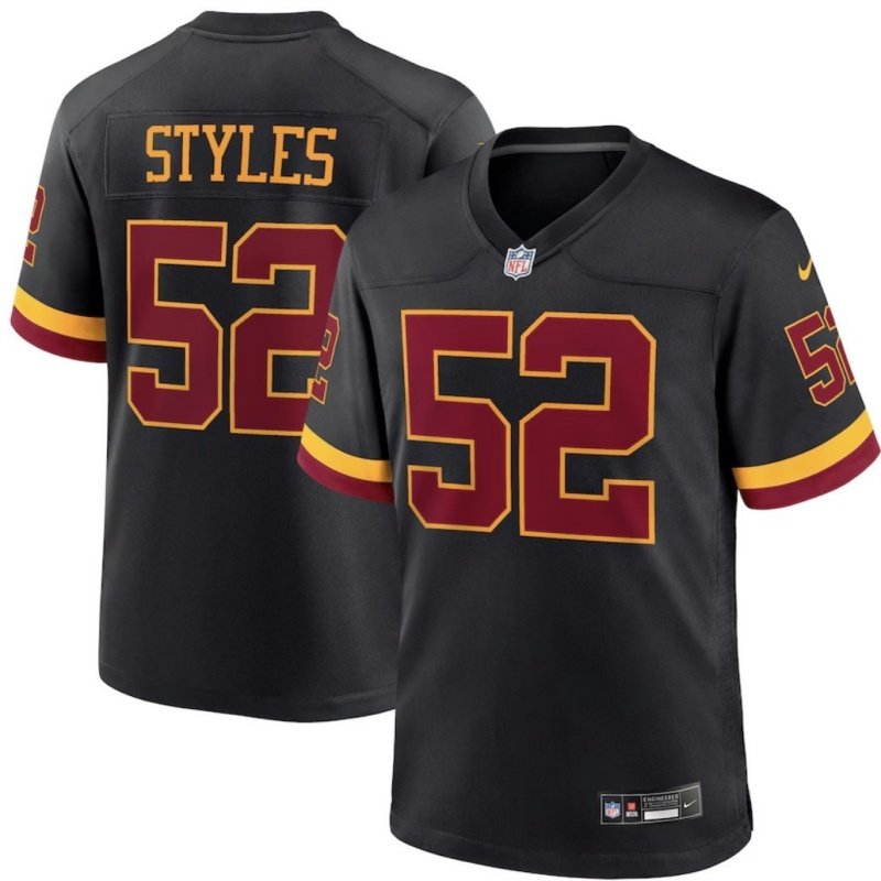 Men's Washington Commanders #52 Sonny Styles Black 2026 F.U.S.E. Vapor Jersey