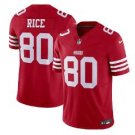 San Francisco 49ers #80 Jerry Rice Red F.U.S.E. Vapor Limited Jersey