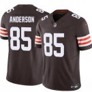 Men's Cleveland Browns #85 Aaron Anderson Brown 2026 Draft F.U.S.E. Vapor Jersey
