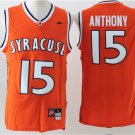 Men's Syracuse #15 Carmelo Anthony College Retro Jersey Orange