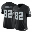 Men's Las Vegas Raiders #82 Brandon Johnson Black 2026 F.U.S.E. Vapor Jersey