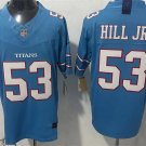 Titans #53 Anthony Hill Jr. Nike 2026 Light Blue Vapor F.U.S.E. Limited Jersey