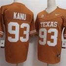 Texas Longhorns #93 Hero Kanu SEC Orange College Football Game Jersey