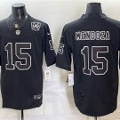 Raiders #15 Fernando Mendoza Black F.U.S.E. 65th Limited Football Jersey