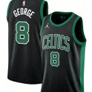 Mens Youth Boston Celtics #8 Paul George Black Statement Edition Swingman Jersey