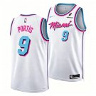 Mens Youth Mens Miami Heat #9 Bobby Portis White 2025-26 City Edition Swingman Jersey