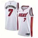 Mens Youth Miami Heat #7 Giannis Antetokounmpo White Association Jersey