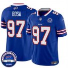 Bills #97 Joey Bosa Blue F.U.S.E. 2026 Inaugural Season Stadium Football Stitched Jersey