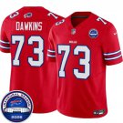 Bills #73 Dion Dawkins Red F.U.S.E. 2026 Inaugural Season Stadium Football Stitched Jersey