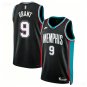 Memphis Grizzlies #9 Jerami Grant Black Classic Edition Stitched Jersey