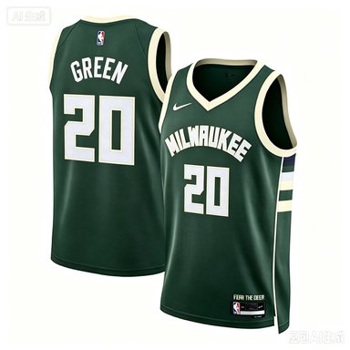 MIL #20 A.J. Green Green Icon Edition Player Jersey