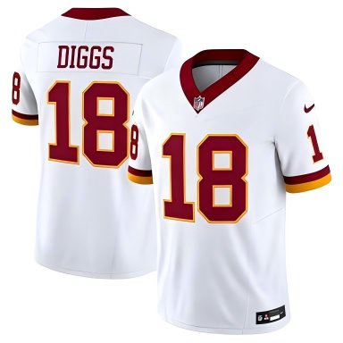 WAS 18 Stefon Diggs White 2026 F.U.S.E. Limited Jersey