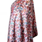 Ivory Handwoven Multi-Color Paisley Handspun Cashmere Pashmina Traditional Kani Jamawar Scarf/wrap