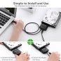 USB 3.0 to SATA 2.5/3.5'' HDD SSD Hard Drive Disk Converter Cable Power Adapter