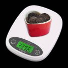 White Slim LCD Electronic Kitchen 3Kg/0.5 Digital Weight Scale Food Diet