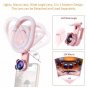 3 in 1 Wide Angles Macro Lens + Selfie LED Fill Light Camera Photography for Phone Pink