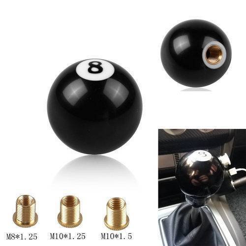 8 Ball Billiard Round Manual Gear shift Lever shifter knob Shaped JDM Speed Universal Gear