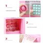 Electronic ATM Password Piggy Bank Automatic Deposit Money Cash Coins Saving Box Pink