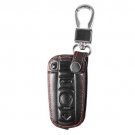 A Style Car Leather Keys Organizer Keychain Key Cover Protecting Bag For BMW