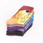 6 Pair Cotton Colorful Retro Art Mona Lisa Famous Oil Painting Series Crew Socks Men