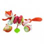 Fox Newborn Baby Pram Bed Bells Soft Hanging Toys Animal Handbells Rattles