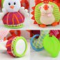 Fox Newborn Baby Pram Bed Bells Soft Hanging Toys Animal Handbells Rattles