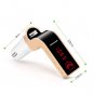 4-in-1 Hands Wireless Bluetooth Fm Transmitter G7+ Aux Modulator Sd Usb Lcd Gold