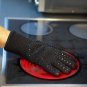 Household Gloves Microwave Oven High Temperature Baking Flame Retardant Gloves 1pc Black