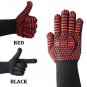 Household Gloves Microwave Oven High Temperature Baking Flame Retardant Gloves 1pc Black