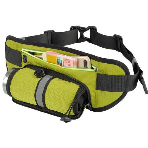 Running Belt Sports Running Pocket Multifunction Outdoor Belt for Men Green