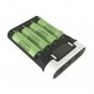 NO Batteries Charger Box Portable Power Bank Case 2 USB Output Port Power Bank Black