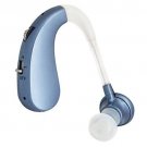 Rechargeable Digital Hearing Aid Severe Loss BTE Ear Aids HIGH-POWER Gift Blue