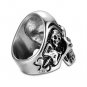 Fashion Punk Style Skull Rings Stainless Steel Rock Vintage Size "11"