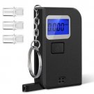 Digital Alcohol Tester Mini Keychain Portable Breathalyzer With LCD
