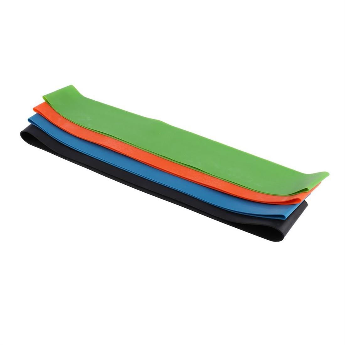 Elastic Resistance Bands 4 Level Exercise Loop Bands Gym Fitness Training Yoga
