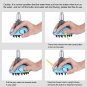Multifunctional Pet Dog Cat Bath Shower Sprayer Head Shampoo Brush Massager Blue