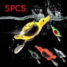 5Pcs Duck Fishing Bait Fishing Tackle Soft Lure Bait Crank Pike bait Crankbait
