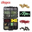 Fishing Accessories Tackle Hooks Box 189pcs/Set Lure Bait Case Tool Kit Fish