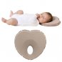 Baby Pillow Infant Sleep Positioner Anti Roll Cushion Flat Head Protection Beige