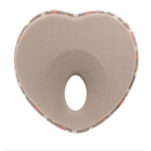 Baby Pillow Infant Sleep Positioner Anti Roll Cushion Flat Head Protection Khaki